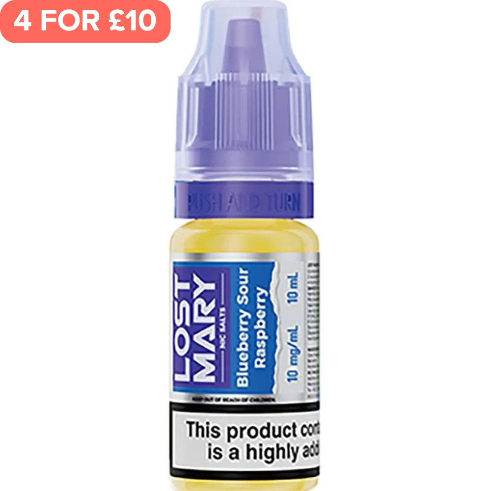 Blueberry Sour Raspberry Lost Mary Nic Salts E-Liquid 10ml