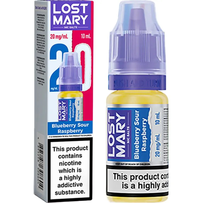 Blueberry Sour Raspberry Lost Mary Nic Salts E-Liquid 10ml