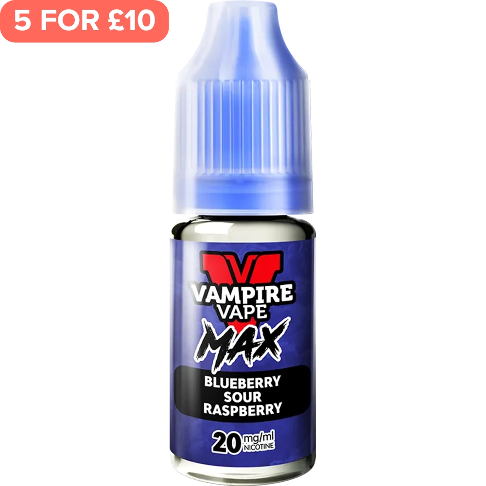 Blueberry Sour Raspberry Vampire Vape Max E-Liquid 10ml