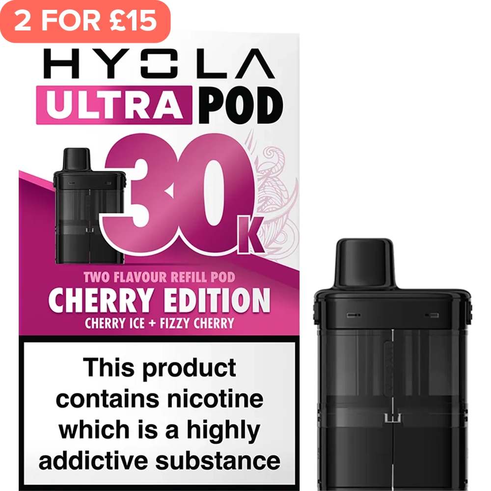 Cherry Edition Hyola Ultra 30K Pod & Refill 20ml
