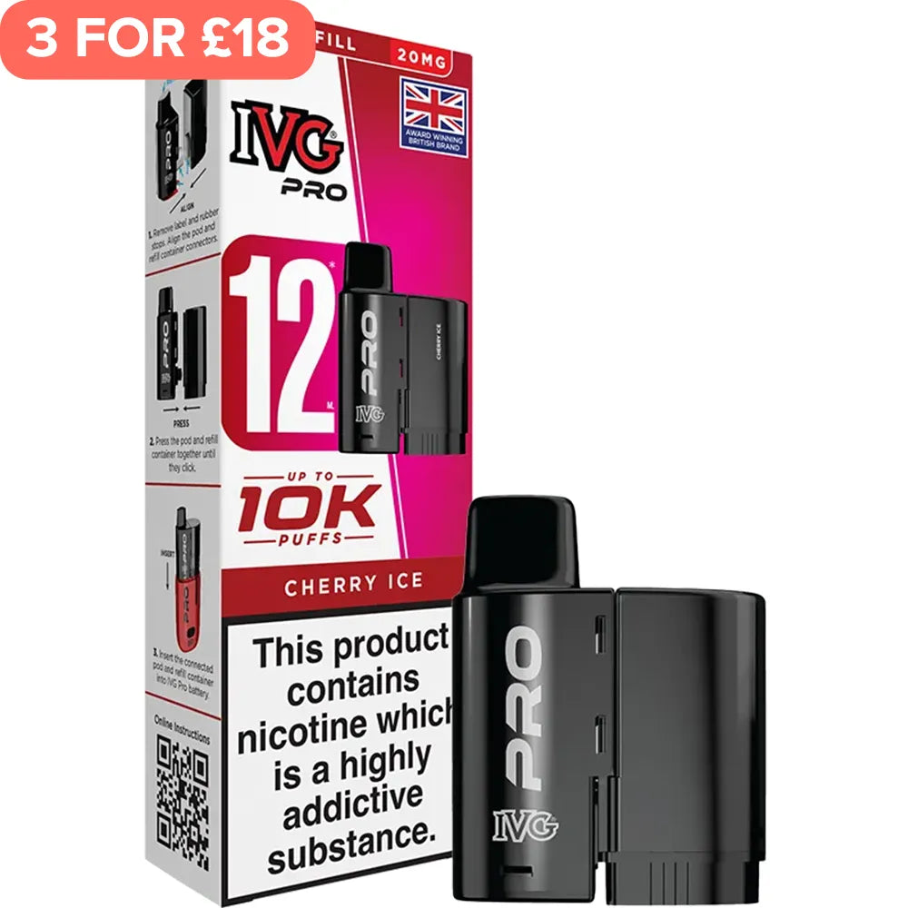 Cherry Ice IVG Pro Pod & Refill 12ml