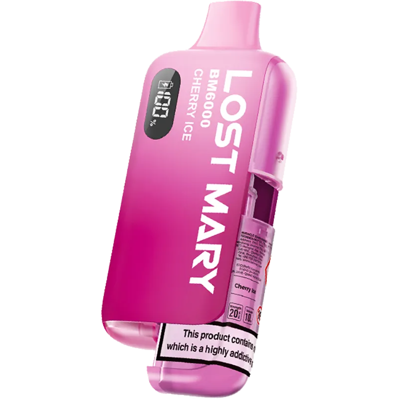 Lost Mary BM6000 Cherry Ice Pod Vape Kit 12ml