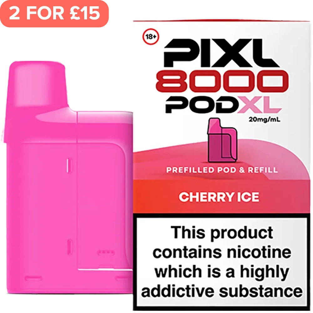 Cherry Ice PIXL 8000 Pod XL Pod & Refill 12ml