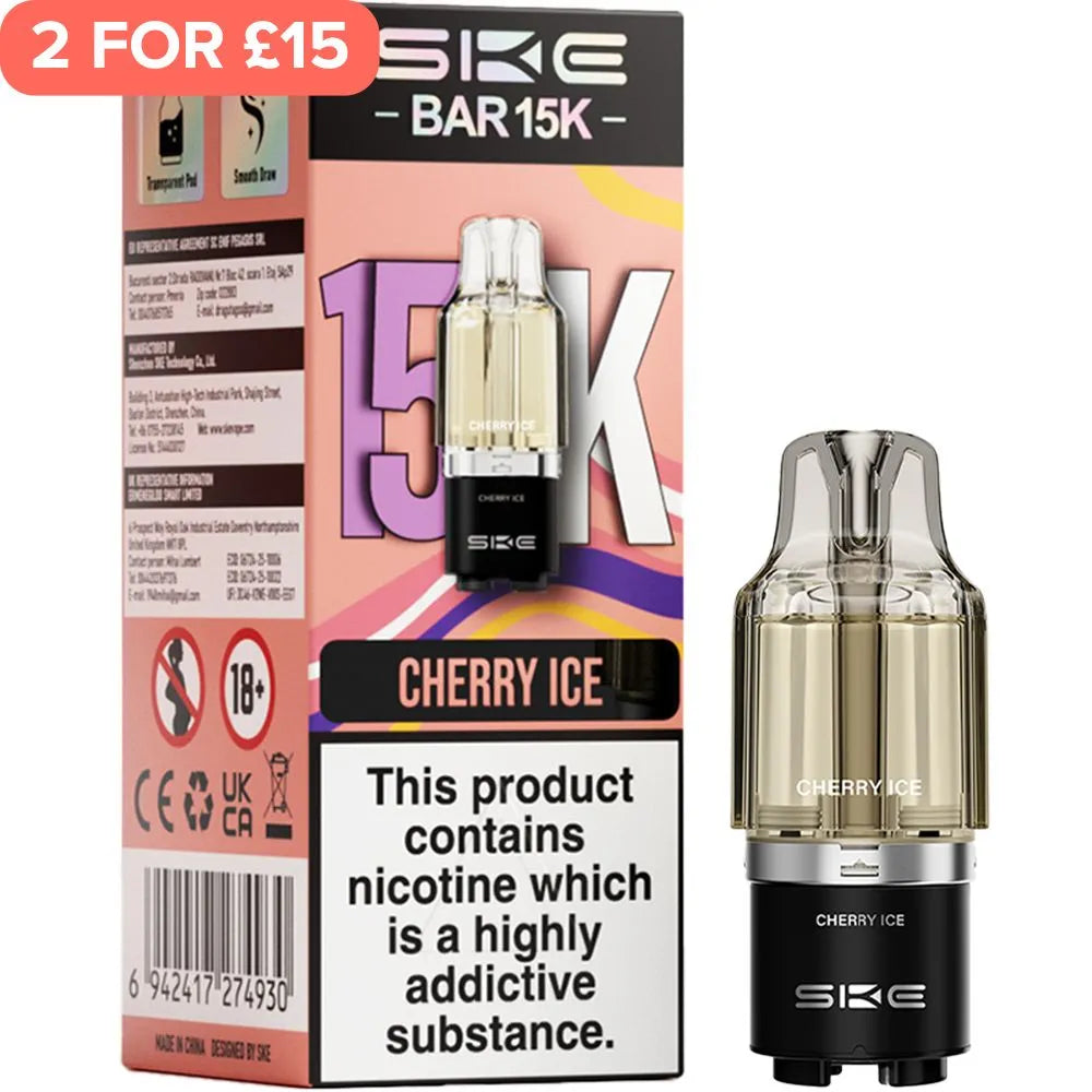 Cherry Ice SKE Bar 15K Pod & Refill 12ml