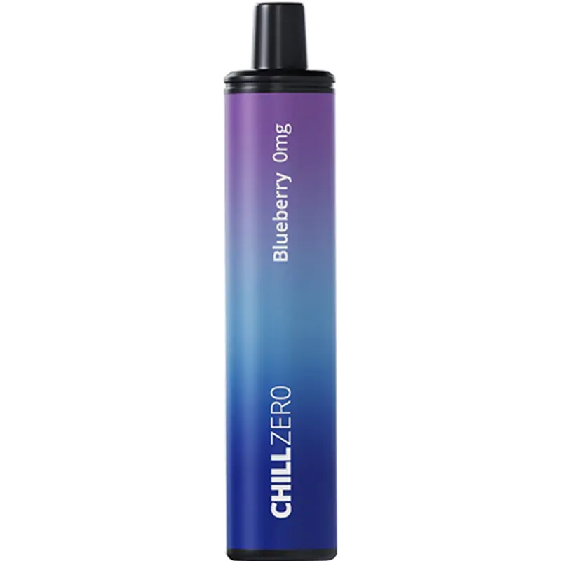 Chill Zero 3000 blueberry flavoured disposable vape 0mg.