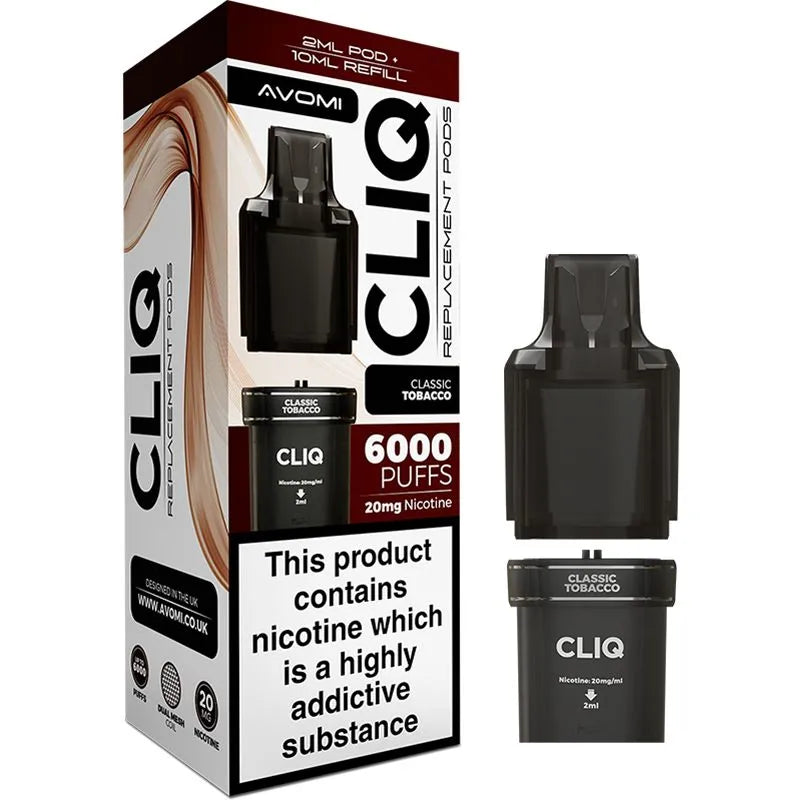 Classic Tobacco Avomi CLIQ Pod & Refill 12ml