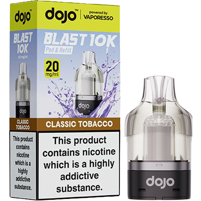 Classic Tobacco DOJO Blast 10K Pod & Refill 10ml