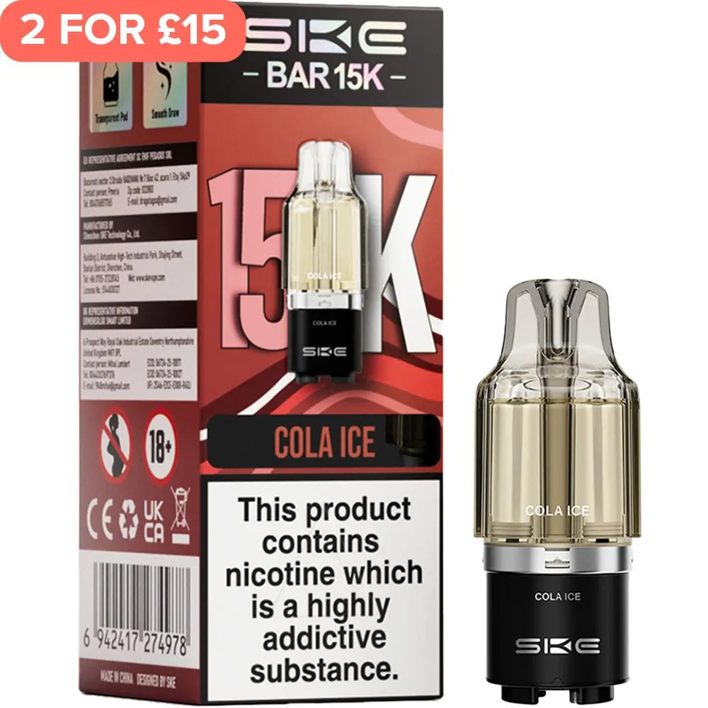 Cola Ice SKE Bar 15K Pod & Refill 12ml