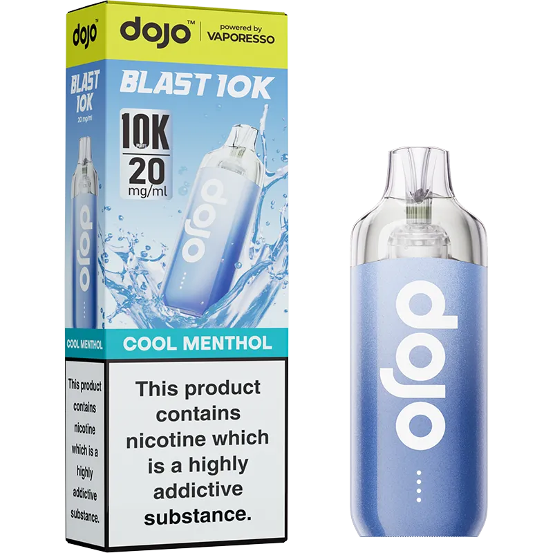 DOJO Blast 10K Cool Menthol Pod Vape Kit 10ml