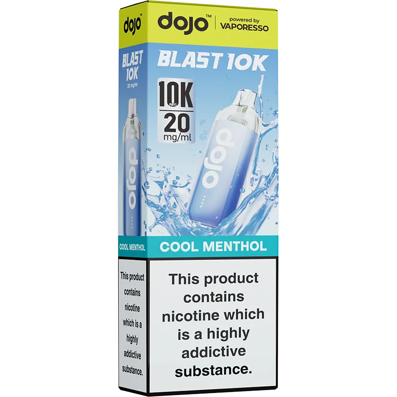 DOJO Blast 10K Cool Menthol Pod Vape Kit 10ml