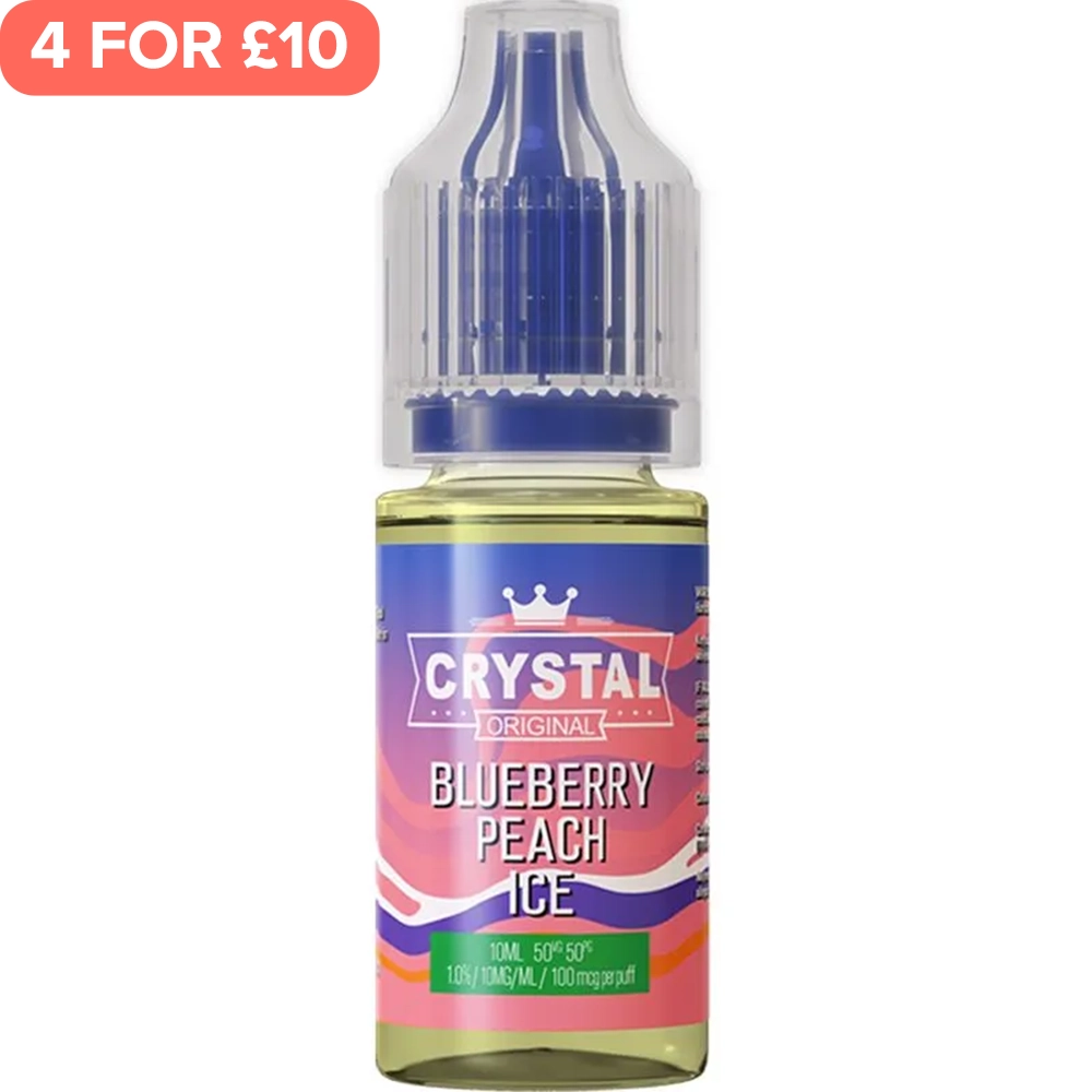Blueberry Peach Ice SKE Crystal Original Salts E-Liquid 10ml
