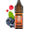 Strawberry sour raspberry flavour Deliciu Nic Salt e-liquid in a 10mg nicotine strength with fruit.
