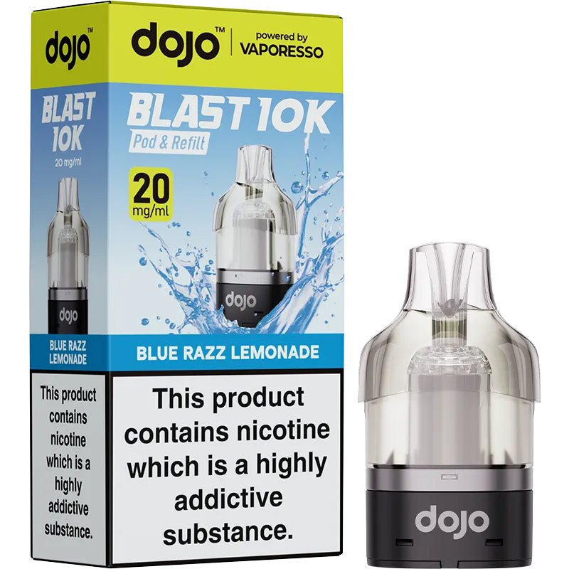 DOJO Blast 10K Blue Razz Lemonade Pod & Refill 10ml