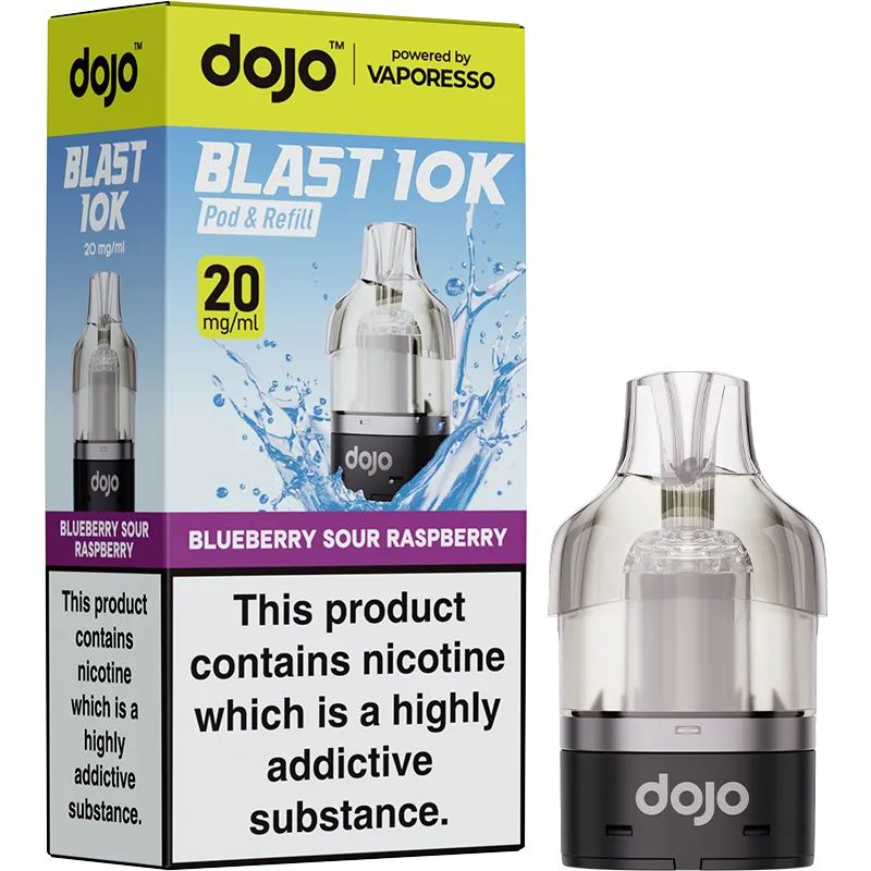 Blueberry Sour Raspberry DOJO Blast 10K Pod & Refill 10ml