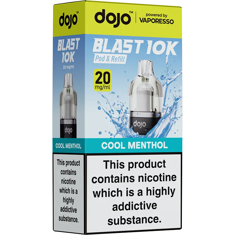 DOJO Blast 10K Cool Menthol Pod & Refill 10ml
