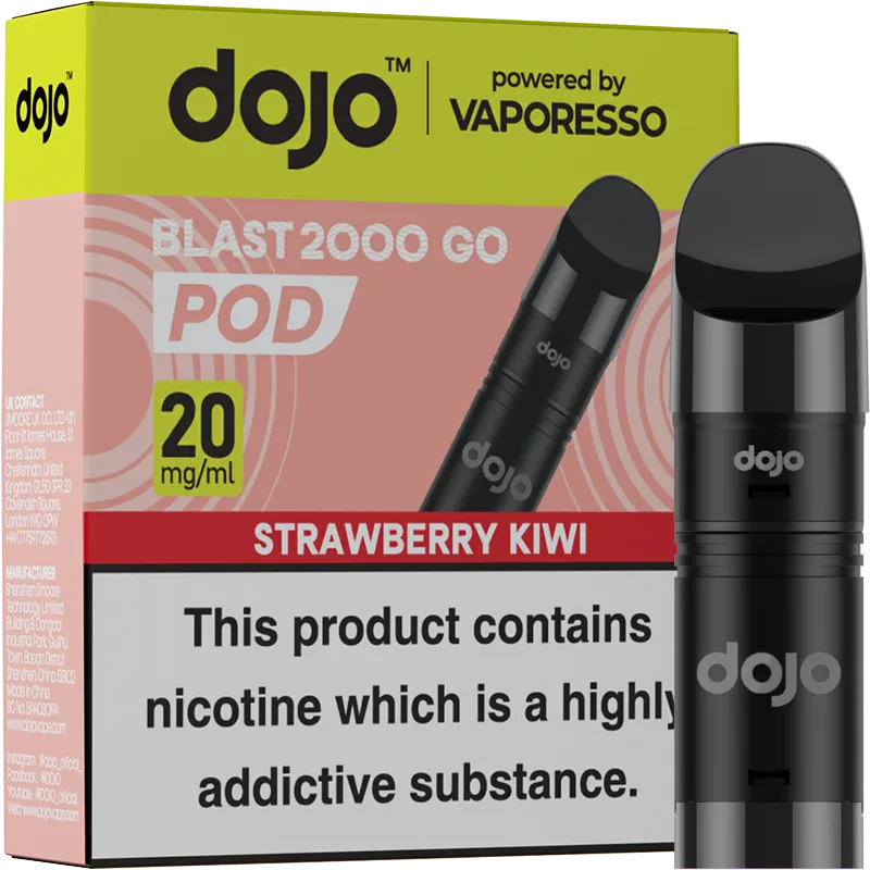 DOJO Blast 2000 Go Strawberry Kiwi Pods 4ml