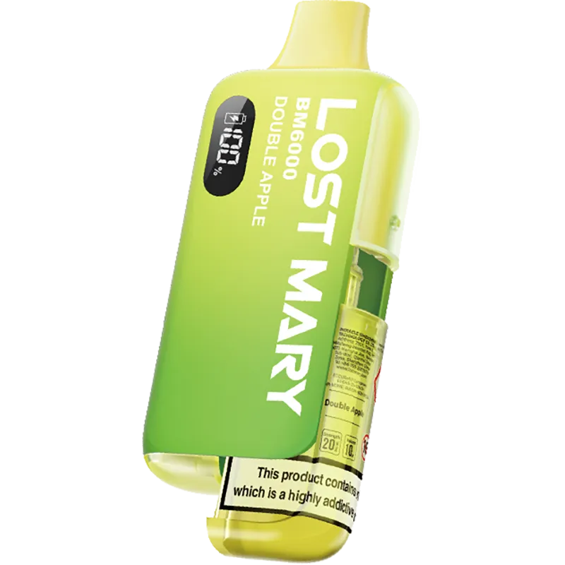 Lost Mary BM6000 Double Apple Pod Vape Kit 12ml