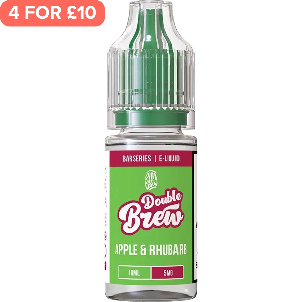 Apple Rhubarb Double Brew Bar Series E-Liquid 10ml