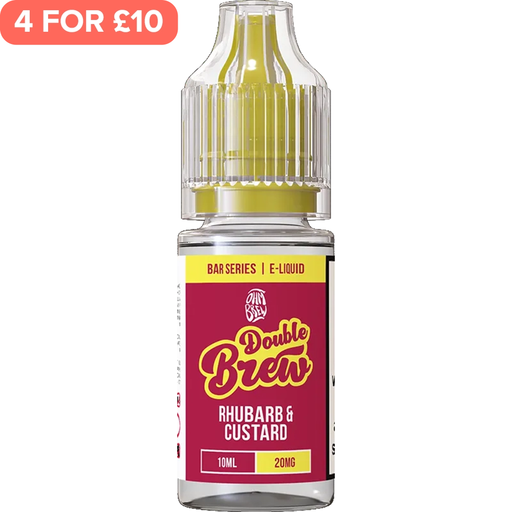 Rhubarb Custard Double Brew Bar Series E-Liquid 10ml