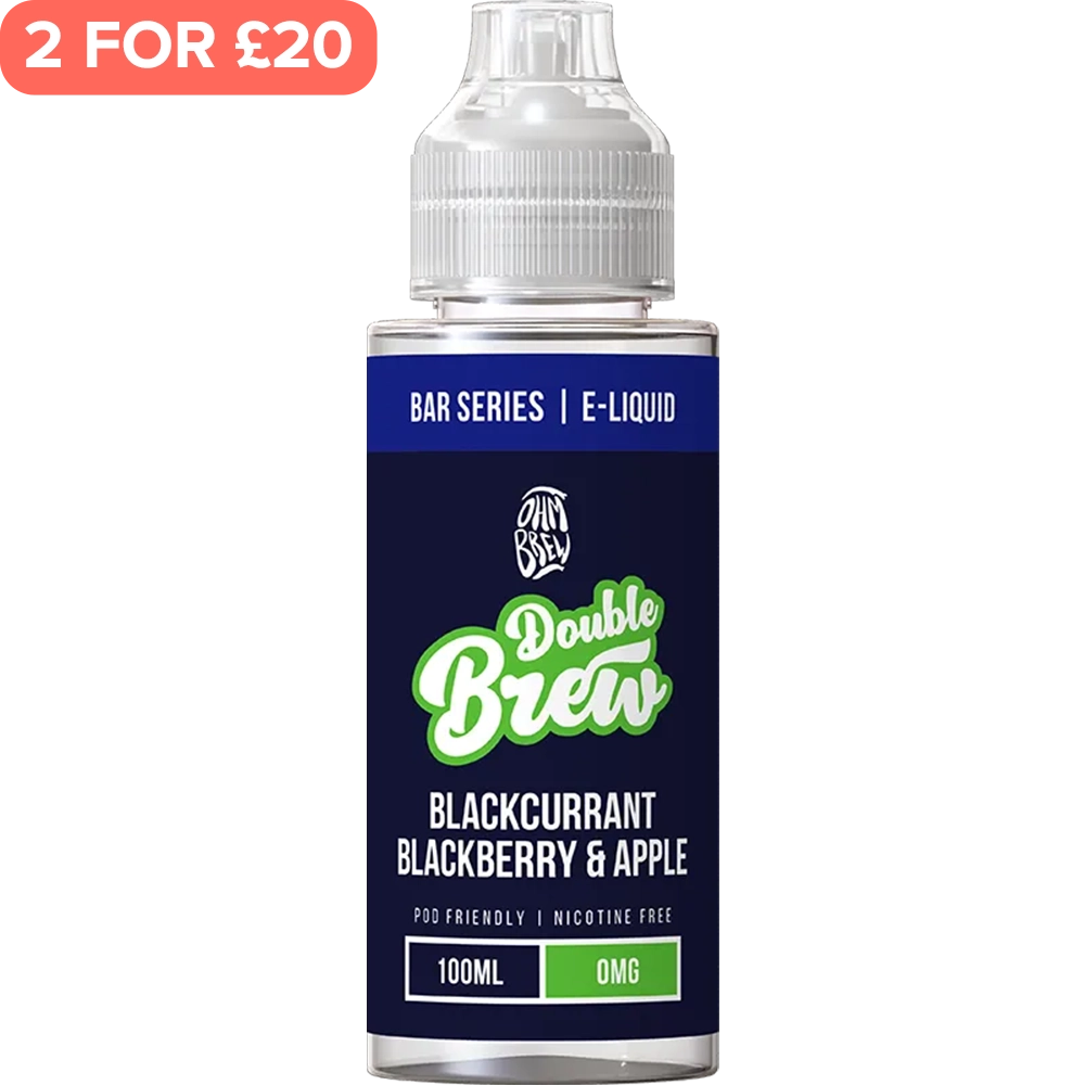 Blackcurrant Blackberry & Apple Double Brew E-Liquid 100ml