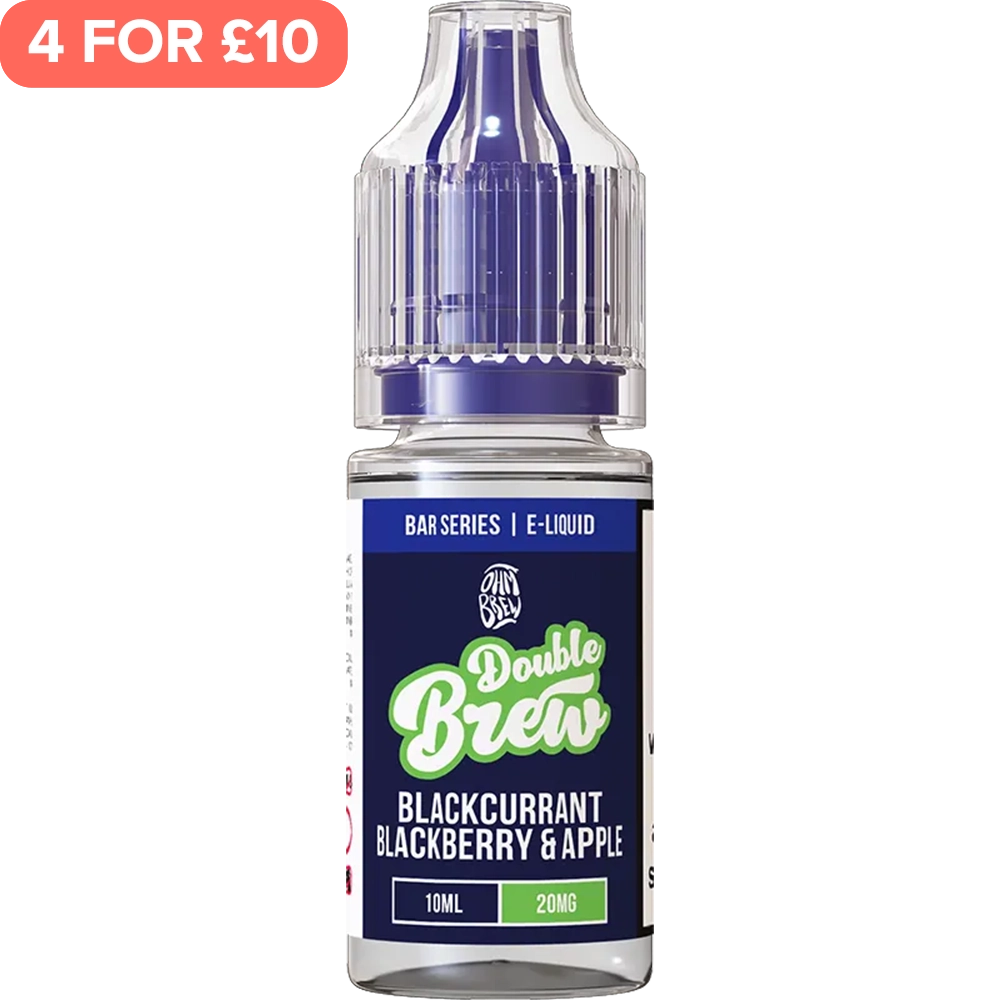 Blackcurrant Blackberry Apple Double Brew Bar Series E-Liquid 10ml