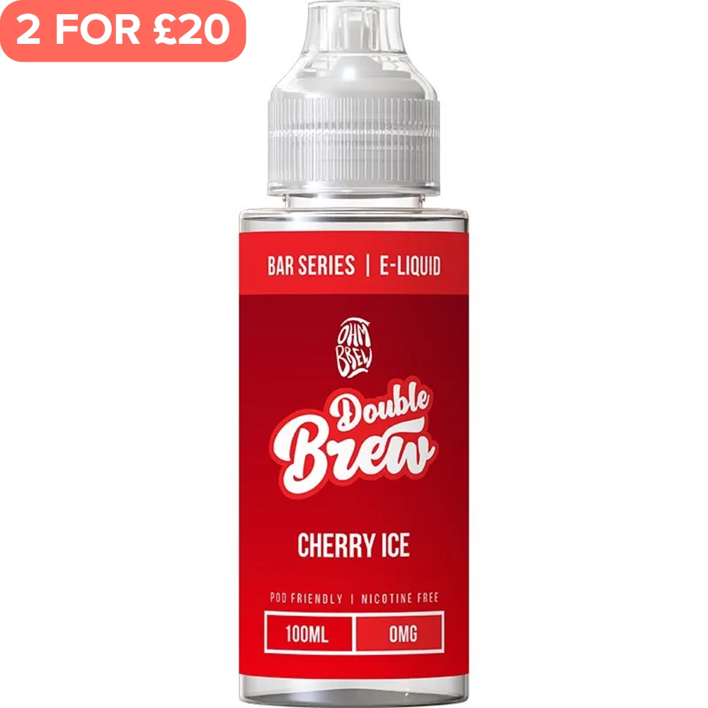 Cherry Ice Double Brew Bar Series E-Liquid 100ml