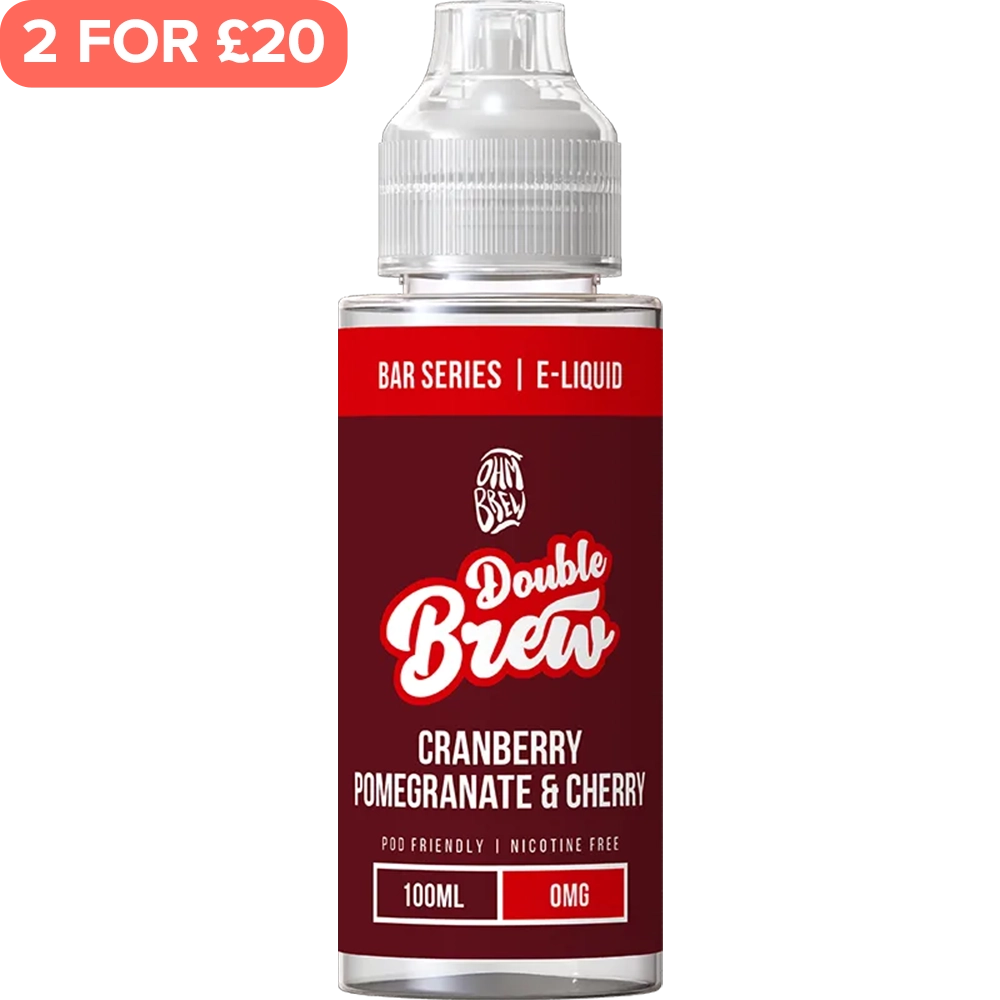Cranberry Pomegranate Cherry Double Brew E-Liquid 100ml