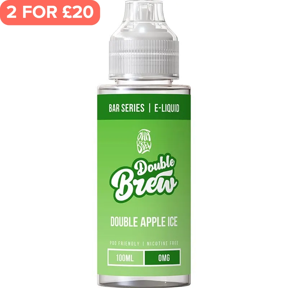 Double Apple Ice Double Brew Bar Series E-Liquid 100ml