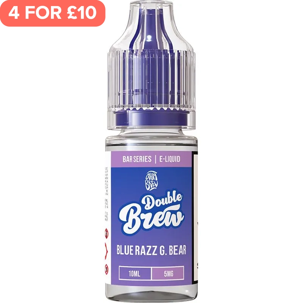 Blue Razz G. Bear Double Brew Bar Series E-Liquid 10ml