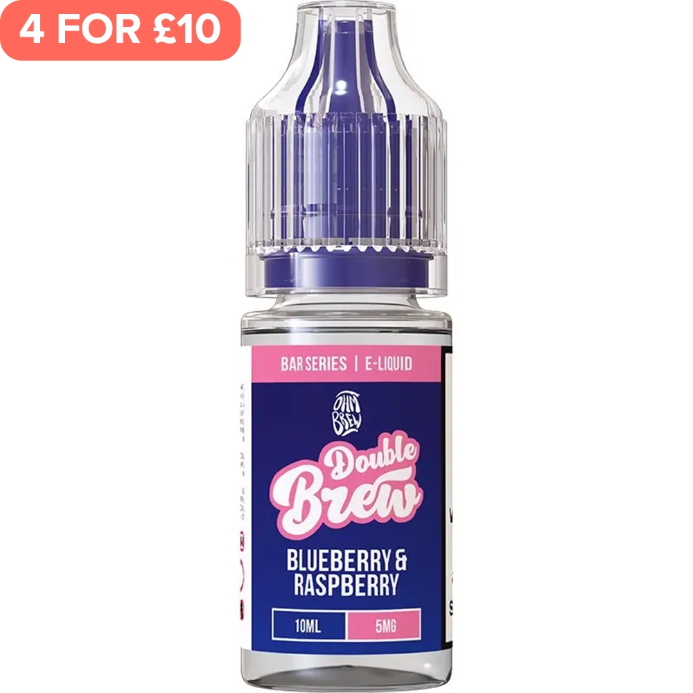 Blueberry & Raspberry Double Brew Bar Series E-Liquid 10ml