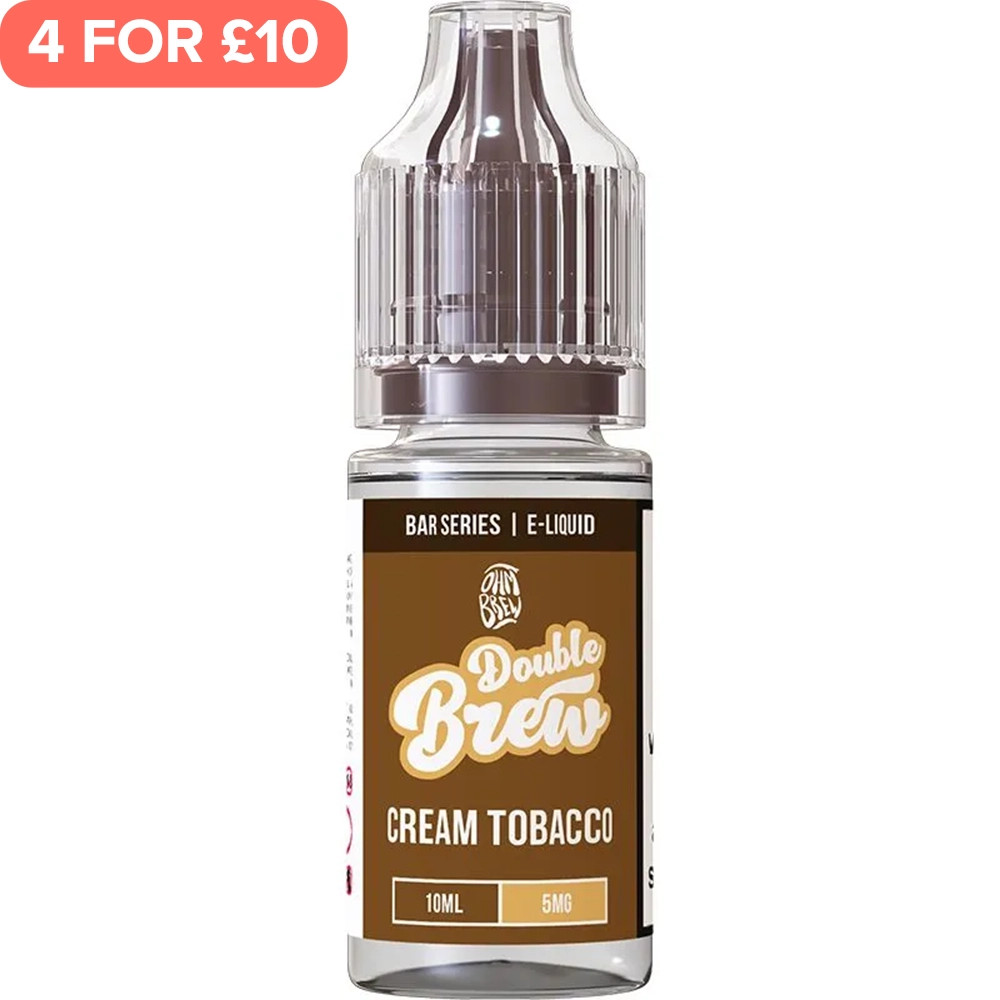 Cream Tobacco Double Brew Bar Series E-Liquid 10ml