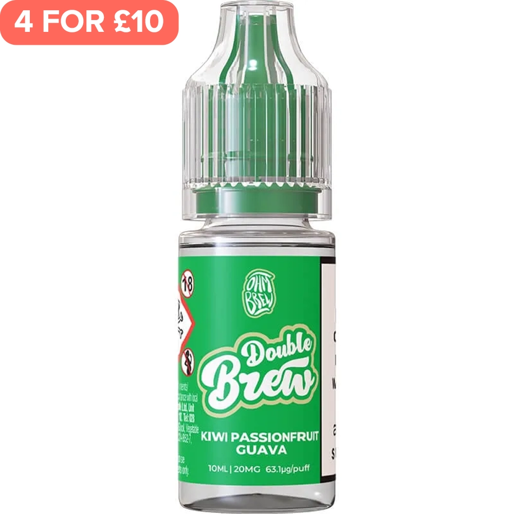 Kiwi Passionfruit Guava Double Brew Bar Series E-Liquid 10ml