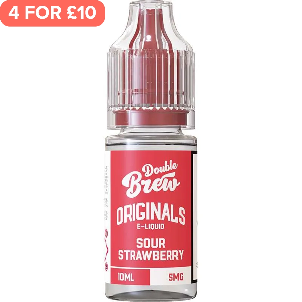 Sour Strawberry Double Brew Originals E-Liquid 10ml