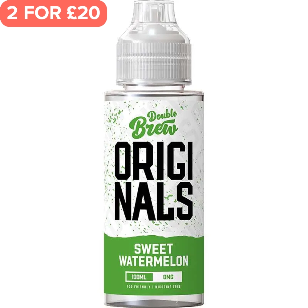 Sweet Watermelon Double Brew Originals E-Liquid 100ml