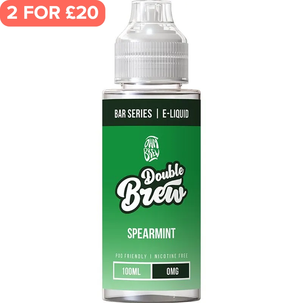 Spearmint Double Brew Bar Series E-Liquid 100ml