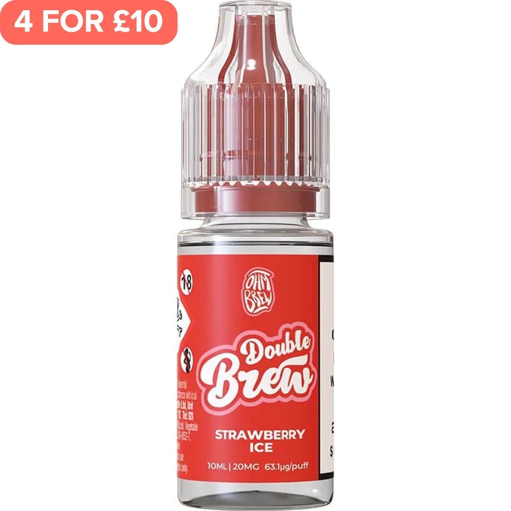 Strawberry Ice Double Brew Bar Series E-Liquid 10ml