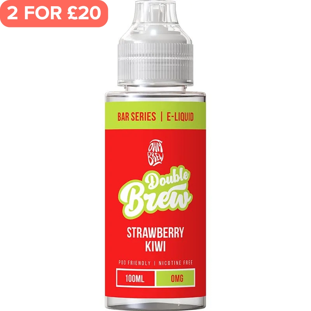 Strawberry Kiwi Double Brew Bar Series E-Liquid 100ml