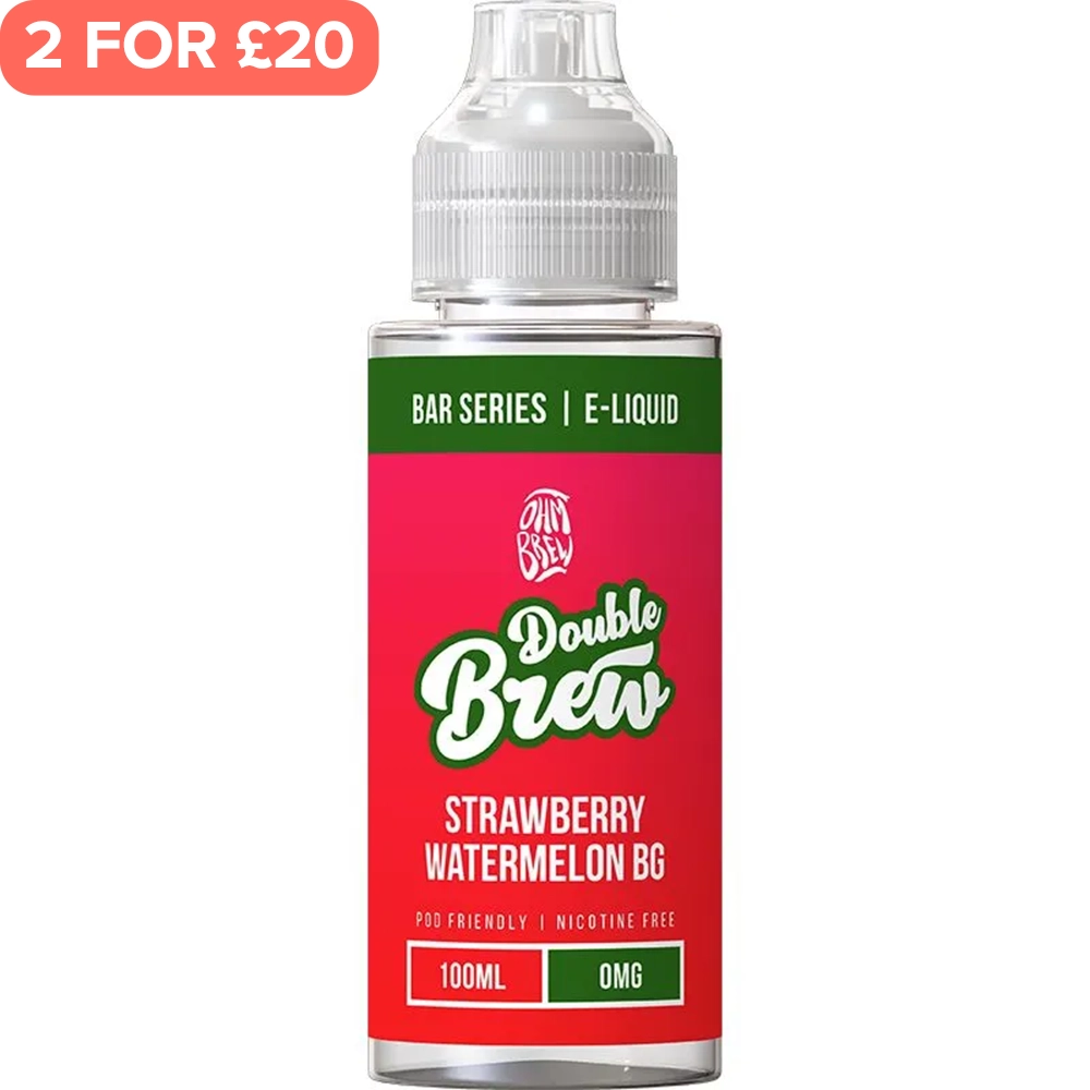 Strawberry Watermelon BG Double Brew Bar Series E-Liquid 100ml