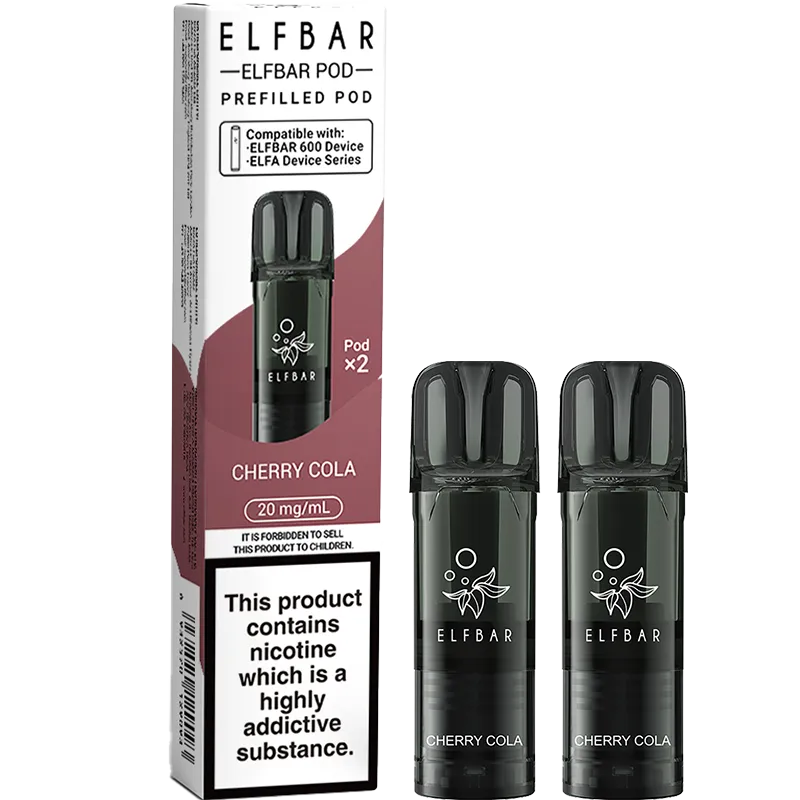 Elf Bar 600 Cherry Cola Pods 2 Pack
