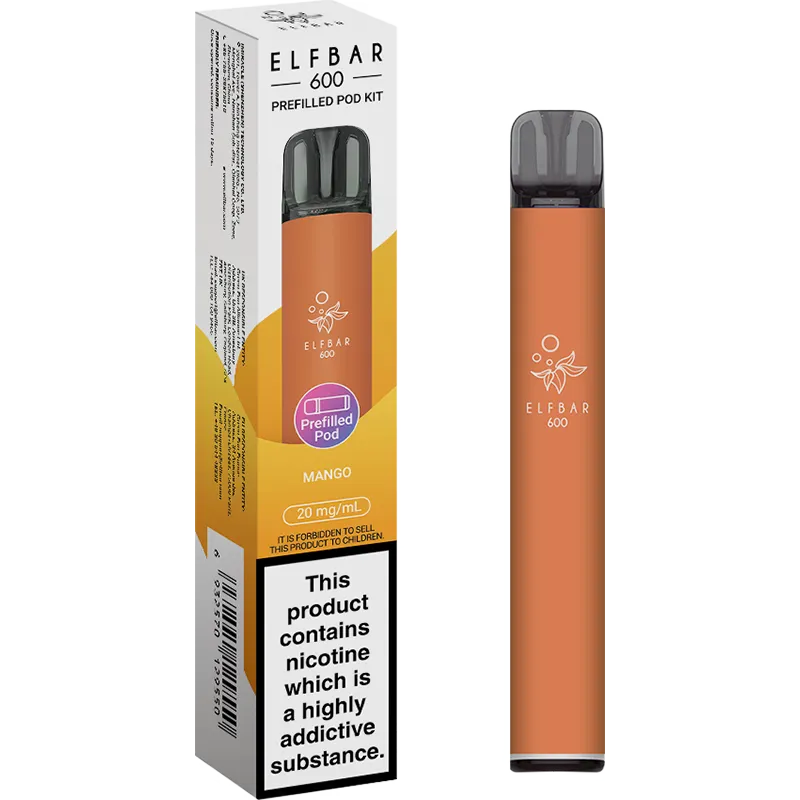 Mango Elf Bar 600 Pod Vape Kit 2ml