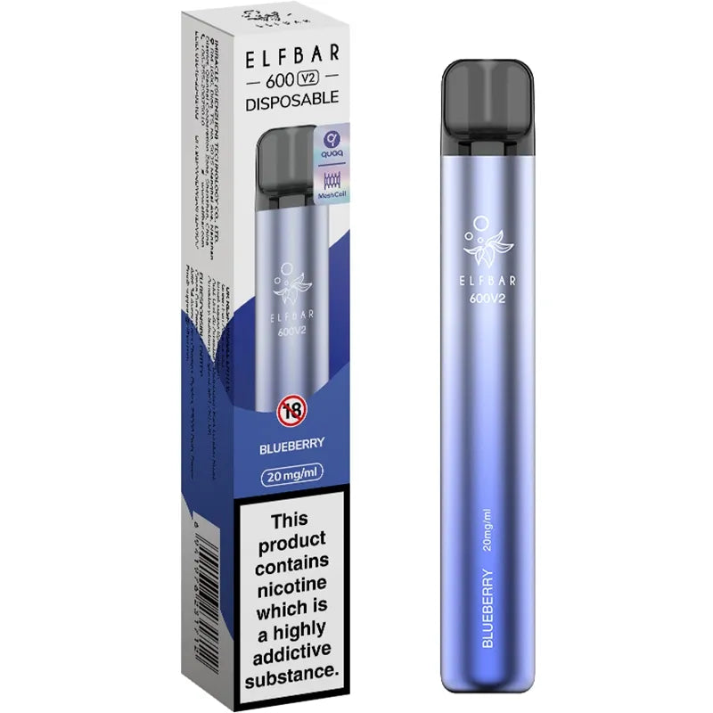 Elf Bar 600V2 Blueberry Disposable Vape