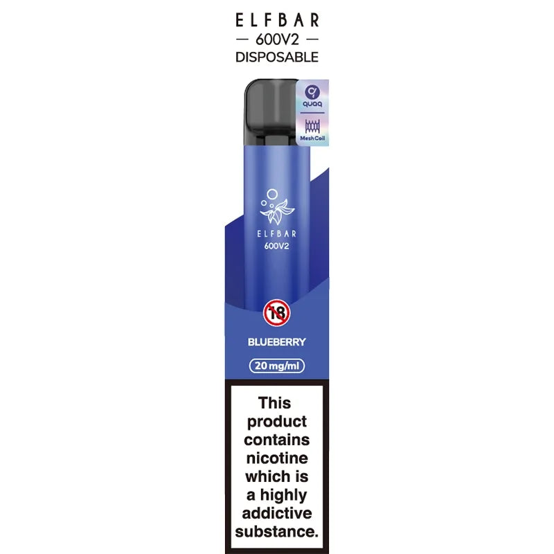 Elf Bar 600V2 Blueberry Disposable Vape