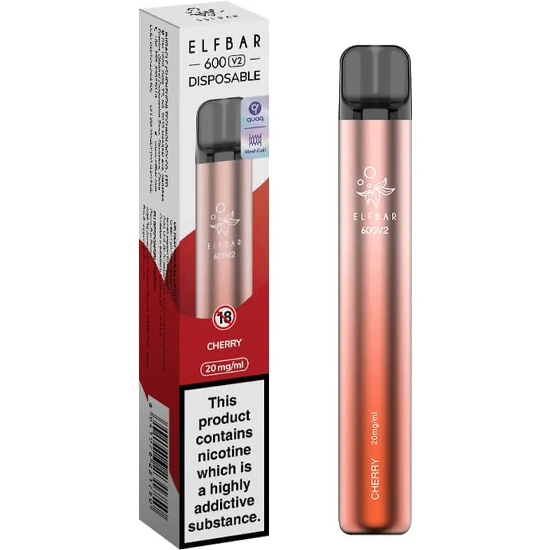 Elf Bar 600V2 Cherry Disposable Vape