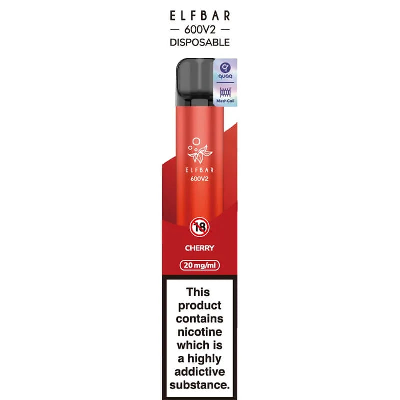 Elf Bar 600V2 Cherry Disposable Vape