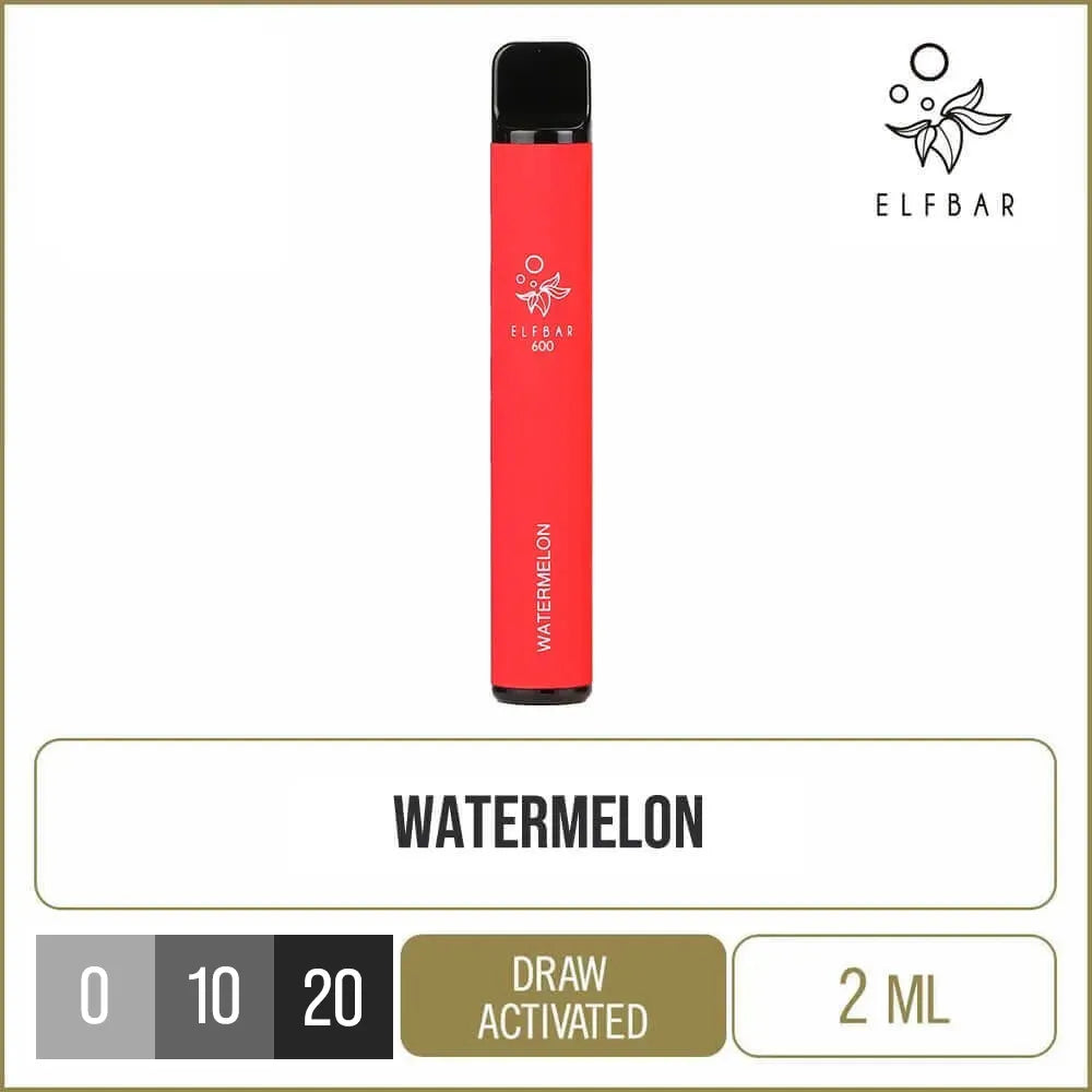 Elf Bar 600 Watermelon Disposable Vape