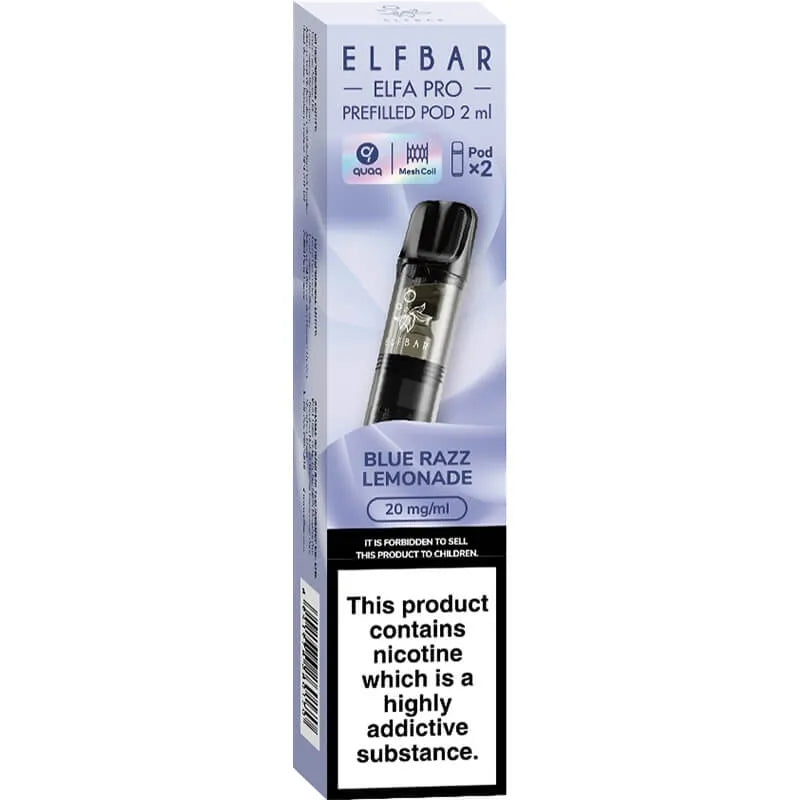 Buy Blue Razz Lemonade Elf Bar ELFA PRO Pods | 3 For 15 Buy Blue Razz Lemonade Elf Bar ELFA PRO Pods | 3 For 15