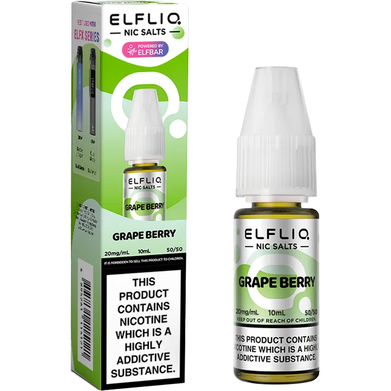 ELFLIQ by Elf Bar Grape Berry E-Liquid 10ml