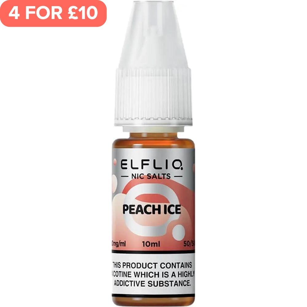 Peach Ice ELFLIQ by Elf Bar E-Liquid 10ml