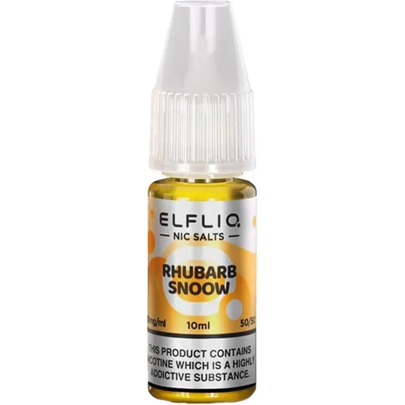 ELFLIQ by Elf Bar Rhubarb Snoow E-Liquid 10ml bottle 20mg