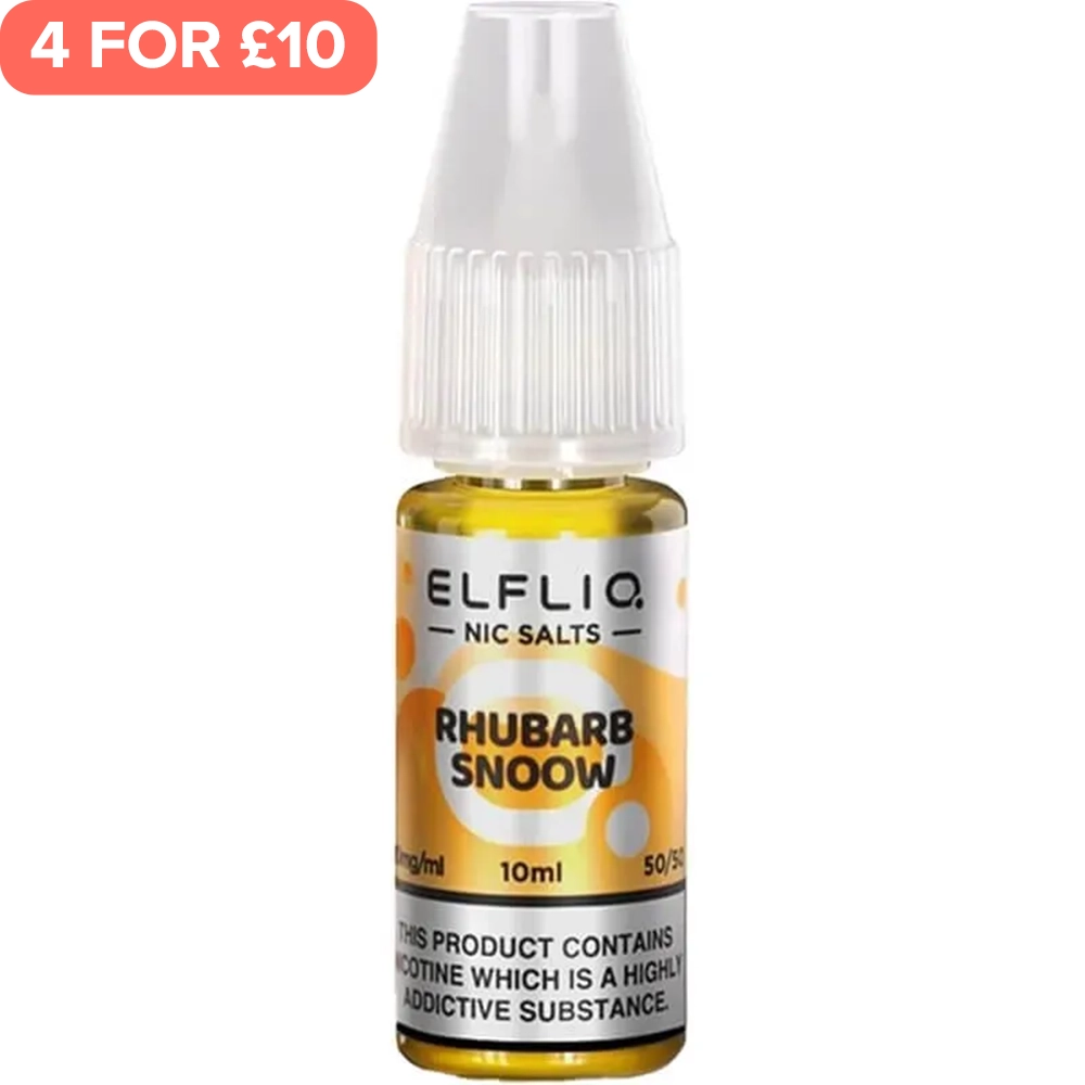 Rhubarb Snoow ELFLIQ by Elf Bar E-Liquid 10ml